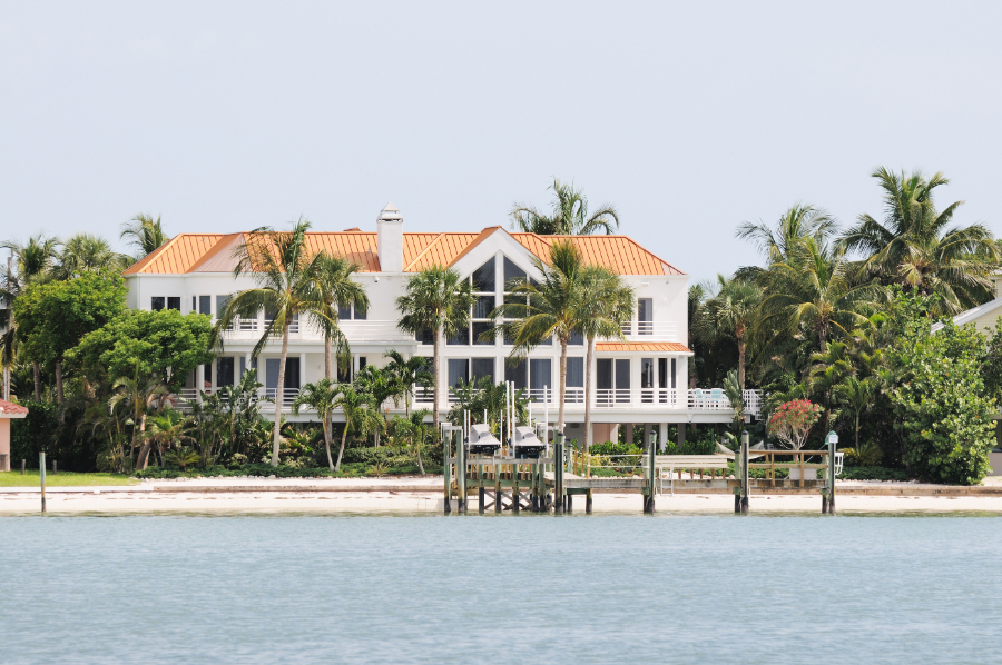 Luxury Real Estate Beachfront Waterfront Sanibel Island Florida Mansion